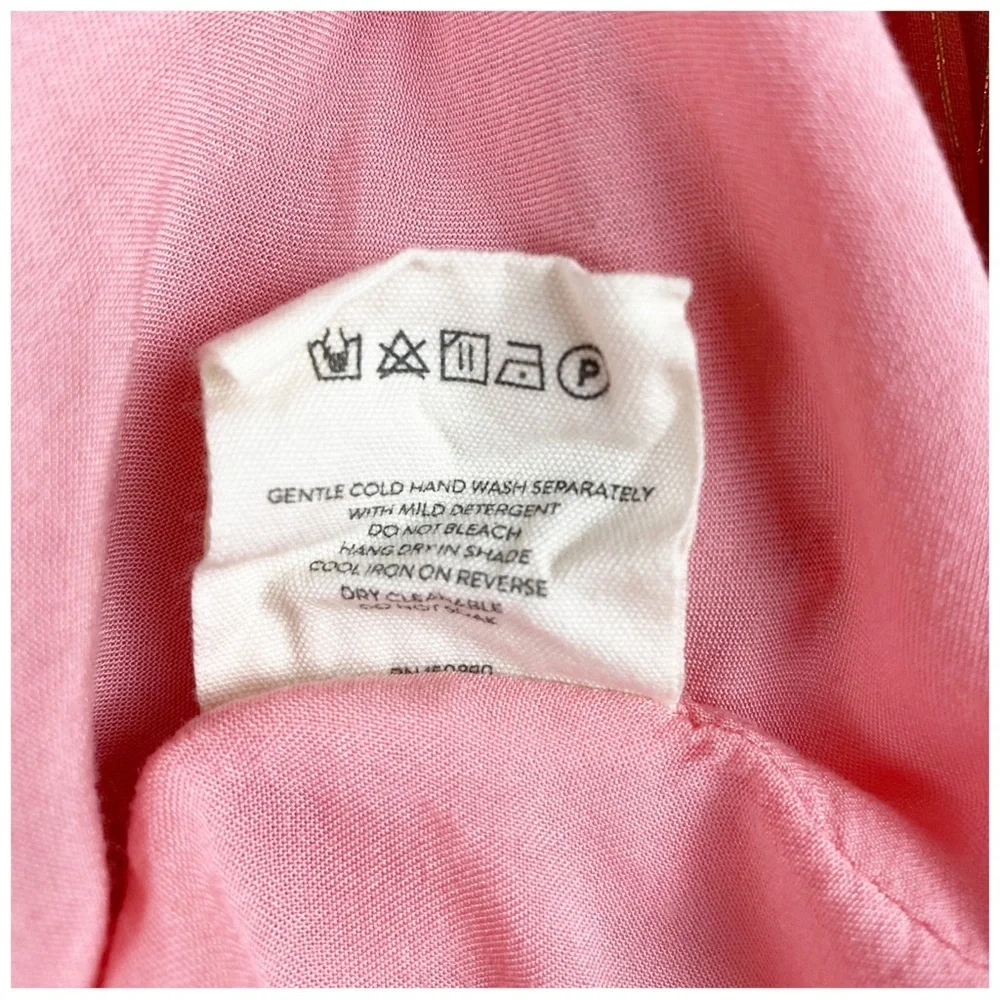 Spell And The Gypsy Collective Hendrix Boho Midi‎ Dress in Dusty Pink Size Small - Picture 15 of 15